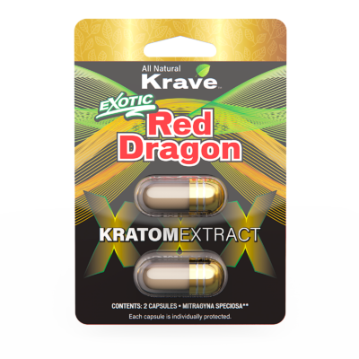 Red Dragon Kratom Extract – 2 Pack